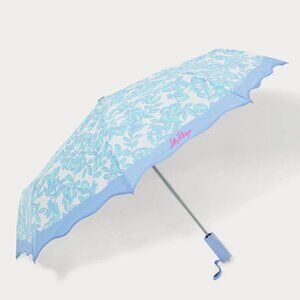 Lilly Pulitzer Jacaranda Blue Simply The Zest Travel Umbrella NEW NWT
